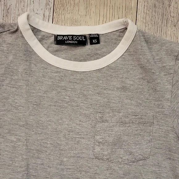 ASOS rave Soul Gray Crop Top NWT - Picture 3 of 4